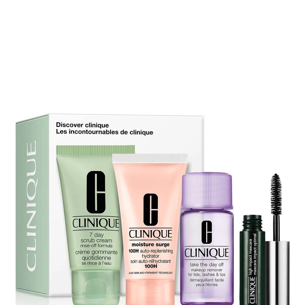 Clinique Green and Cream‎ Cleanser Exfoliant Set -All Star Set